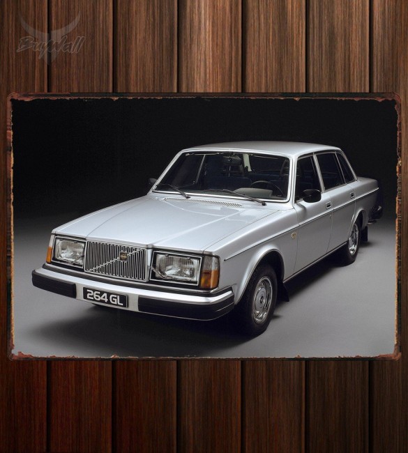 Металлическая табличка Volvo 264 GL Металлическая табличка Volvo 264 GL